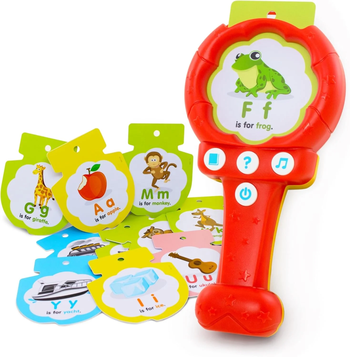 Shake and learn alphabet educational sound toy for infants